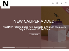 'neenahpaper.com' screenshot