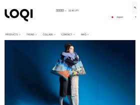 loqi.jp homepage screenshot