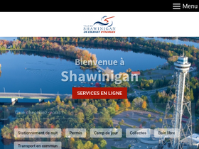 'shawinigan.ca' screenshot
