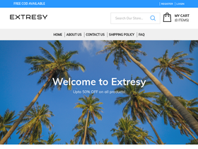 extresy.com homepage screenshot