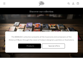 bdmusic.fr homepage screenshot