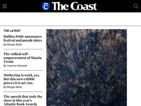 'thecoast.ca' screenshot
