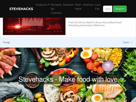 'stevehacks.com' screenshot
