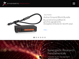 'synergisticresearch.com' screenshot
