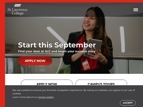 'stlawrencecollege.ca' screenshot