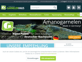 'garnelenhaus.de' screenshot
