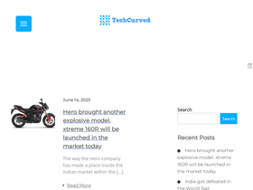 'techcurved.com' screenshot