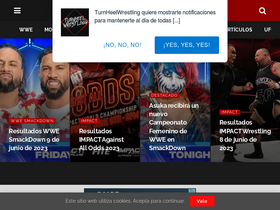 'turnheelwrestling.com' screenshot