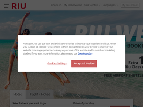'riu.com' screenshot