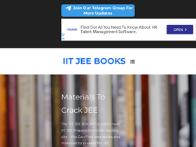 'iitjeebooks.com' screenshot
