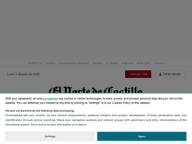 'elnortedecastilla.es' screenshot