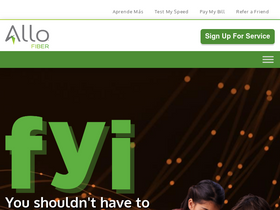 'allocommunications.com' screenshot