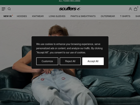 Scuffers website screenshot