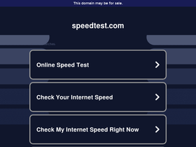 'speedtest.com' screenshot