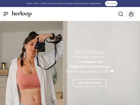 'herloop.com' screenshot