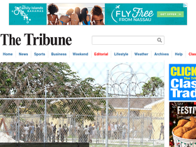 'tribune242.com' screenshot