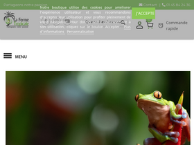 'lafermetropicale.com' screenshot