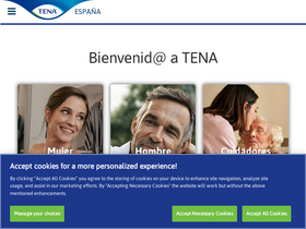 'tena.es' screenshot