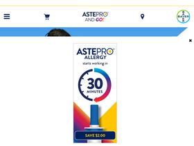 'asteproallergy.com' screenshot