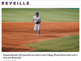 'lsureveille.com' screenshot
