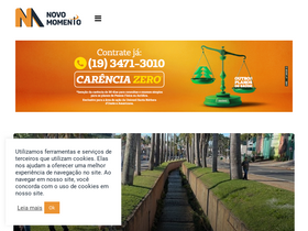 'novomomento.com.br' screenshot