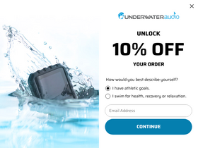'underwateraudio.com' screenshot
