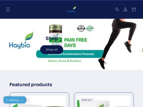haybio.com homepage screenshot
