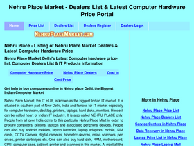 'nehruplacemarket.com' screenshot