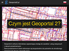 'geoportal2.pl' screenshot