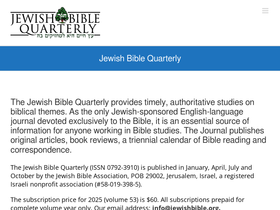 jbq.jewishbible.org