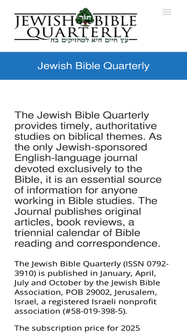jbq.jewishbible.org