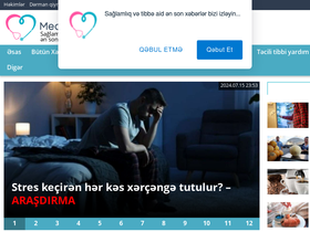 'medicina.az' screenshot