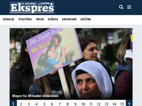 'guneydoguekspres.com' screenshot