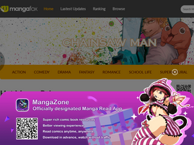 'mangafox.com' screenshot