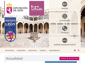 'dipuleon.es' screenshot