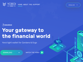 'yoroi-wallet.com' screenshot