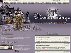 'mondgesaenge.de' screenshot