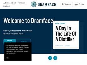 'dramface.com' screenshot