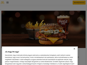 'mcdonalds.hu' screenshot