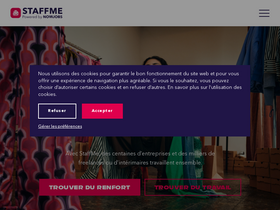 'staffme.fr' screenshot