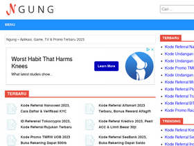 'ngung.com' screenshot