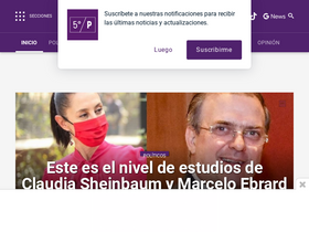 'quinto-poder.mx' screenshot