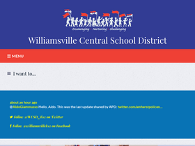 'williamsvillek12.org' screenshot