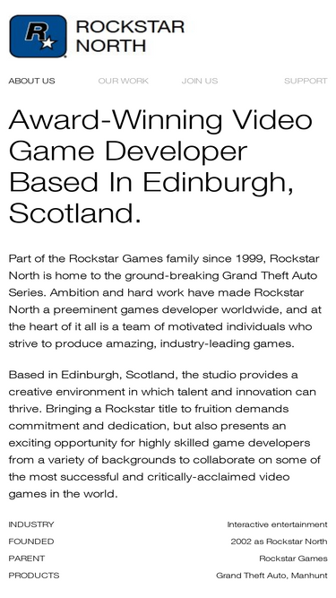Rockstar Games Competitors