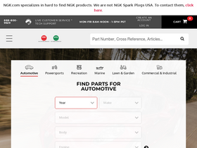 'ngk.com' screenshot