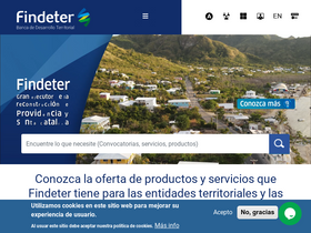 'findeter.gov.co' screenshot