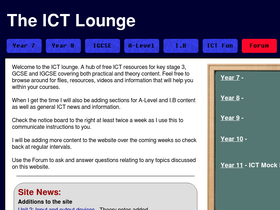 'ictlounge.com' screenshot