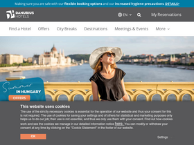 'danubiushotels.com' screenshot