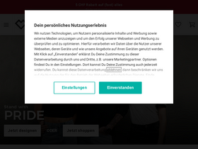 'spreadshirt.ch' screenshot