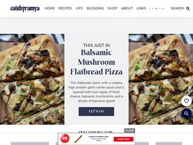 'eatsbyramya.com' screenshot
